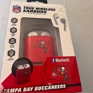 Bluetooth True Wireless Headphones Ear phones Ear pods Tampa Bay buccaneers